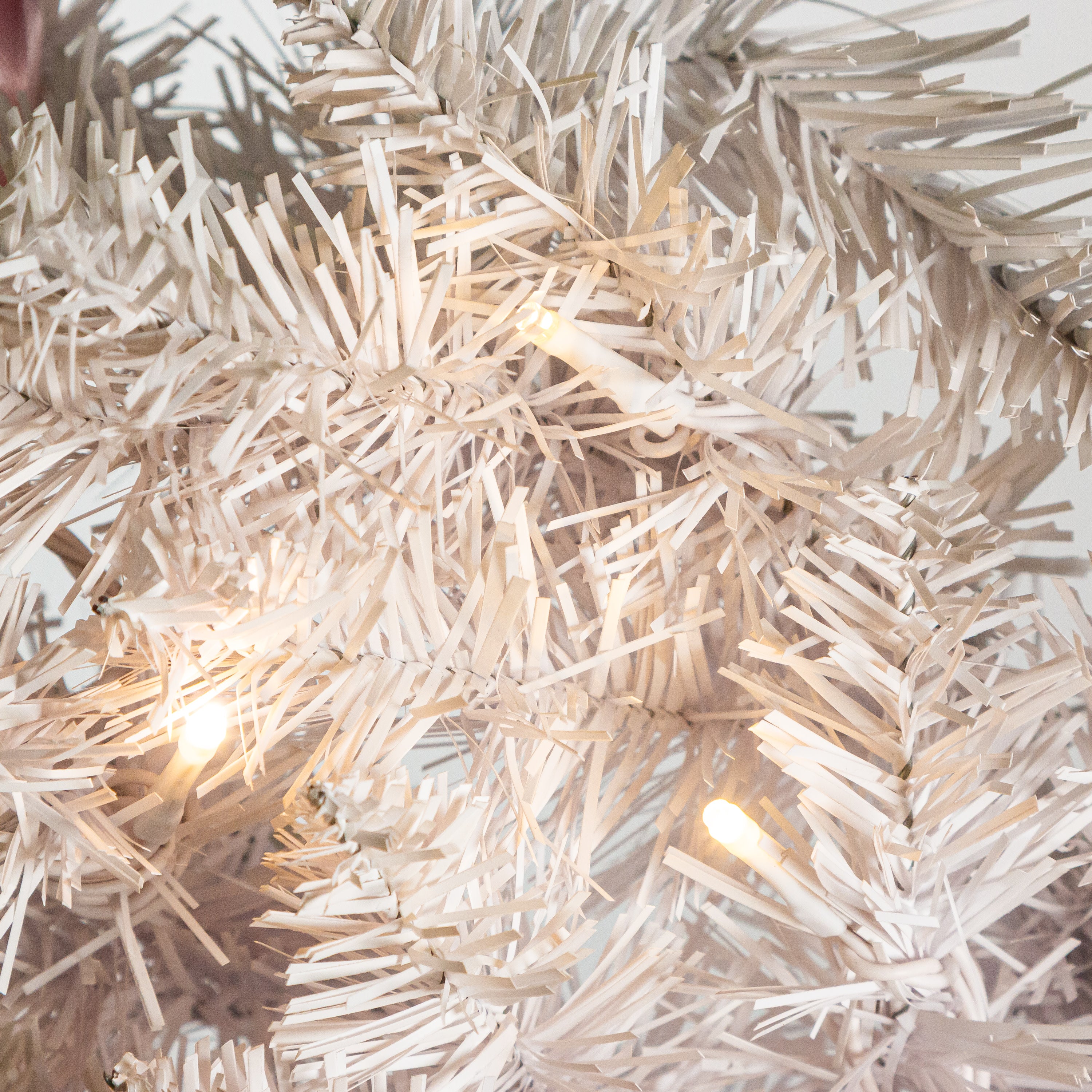 Sterling Charming 24 Inch Prelit PVC Tips Wreath with 50 Warm White LED Lights